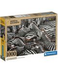 Puzzle Clementoni din 1000 piese - Zebre - 1t