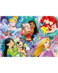 Puzzle Clementoni de 60 piese - Disney Princesses - 2t