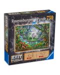 Puzzle-ghicitoare Ravensburger de 759 piese - Unicorn - 1t