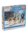 Puzzle Grafix 1000 piese - Plimbare de iarnă - 1t