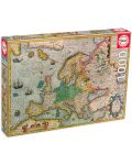 Educa 1000 Pieces Puzzle - Harta Europei - 1t