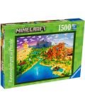 Puzzle Ravensburger de 1500 de piese - World of Maincraft - 1t