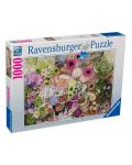 Puzzle Ravensburger cu 1000 de piese - Flori frumoase - 1t