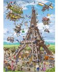 Puzzle D-Toys de 1000 piese – Turnul Eiffel  - 2t