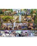 Puzzle Ravensburger de 2000 piese - Regatul animalelor - 2t