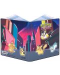 Ultra Pro Pokemon TCG: Seria Gallery - Shimmering Skyline - Portofoliu cu 4 buzunare pentru depozitarea cărților de joc - 1t