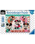 Puzzle Ravensburger de 150 XXL de piese - Mickey Mouse și Minnie Mouse - 1t