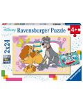 Puzzle Ravensburger de 2 x 24 piese - Disney's favorite puppies - 1t