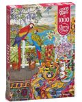 Puzzle Cherry Pazzi din 1000 de piese - Papagalii - 1t