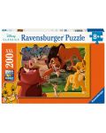 Puzzle Ravensburger de 200 XXL de piese - Regele Leu, Mufasa - 1t
