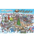 Puzzle Cobble Hill din 1000 piese - DoodleTown: 12 zile de Crăciun  - 2t