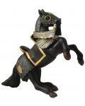 Figurina Papo The Medieval Era – Calul cavalerului cu armura neagra - 1t