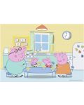 Puzzle Ravensburger  2 x 12 bucati - Peppa Pig la domiciliu  - 3t