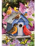 Puzzle Cobble Hill din 500 XXL piese - Casa de primăvară pentru păsări  - 2t
