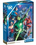 Puzzle Clementoni din 500 piese - Personajele lui DC Comics - 1t