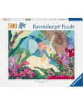 Puzzle Ravensburger din 500 piese - Magie cu zâne - 1t