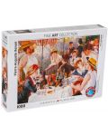 Puzzle Eurographics de 1000 piese – Pranz dupa plimbarea cu barca, Pierre Auguste Renoir - 1t