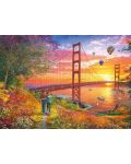 Puzzle Schmidt din 2000 de piese - Plimbare până la podul Golden Gate - 2t