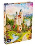 Puzzle Black Sea de 1000 piese - Castelul fanteziei, Eugene Alexeev - 1t