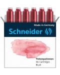 Stilou Cartuș pentru stilou Schneider - roșu, 6 buc - 1t