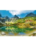 Puzzle Trefl de 1000 de piese - Adapost deasupra lacului, Tatra, Slovacia - 2t