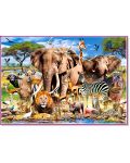 Puzzle Castorland din 200 de piese - Animale din savana - 2t