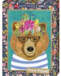 Puzzle Heye de 1000 piese - Ursul cu flori - 1t