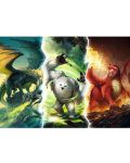 Puzzle Trefl din 1000 de piese - Monștri legendari din Dungeons & Dragons - 2t