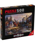 Puzzle Anatolian de 500 piese - Casa in valea, James Lee - 1t