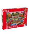 Puzzle Schmidt din 1000 de piese - Magazinul Coca-Cola - 1t