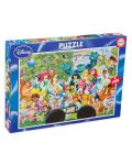 Puzzle Educa de 1000 piese - Lumea minunata Disney - 1t