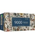 Puzzle panoramic de 9.000 de piese Trefl - Antique Sky Maps - 1t