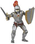 Figurina Papo The Medieval Era – Cavaler cu armura si pana rosie - 1t