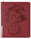 Mapă pentru păstrarea cărților Dragon Shield Album Zipster Regular - Blood Red - 1t