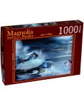 Puzzle Magnolia din 1000 de piese - Casă și broască țestoasă - 1t