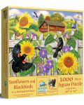 Puzzle SunsOut din 1000 de piese - Grădina de flori - 1t