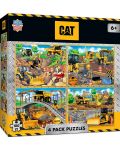 Puzzle Master Pieces 4 in 1 - Caterpillar 4-Pack - 1t