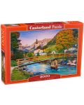 Puzzle Castorland de 2000 piese - Sunset in Ramsau - 1t