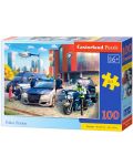 Castorland 100 de piese puzzle - Politia - 1t