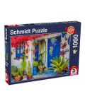 Puzzle Schmidt din 1000 de piese - Clădire mediteraneeană - 1t
