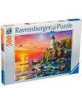 Puzzle Ravensburger 500 de piese - Farul - 1t