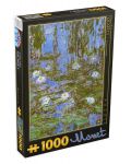Puzzle D-Toys de 1000 piese - Nufar termal, Claude Monet - 1t