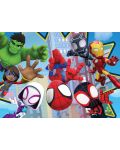 Puzzle de podea Ravensburger din  24 piese - Spidey și prietenii săi minunați - 2t