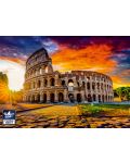 Puzzle Black Sea din 500 de piese - Apus peste Colosseum - 2t
