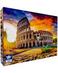Puzzle Black Sea din 500 de piese - Apus peste Colosseum - 1t