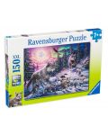 Puzzle Ravensburger de 150 XXL piese - Northern Wolves - 1t