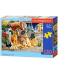 Puzzle Castorland de 120 piese - Prieteni din ferma - 1t