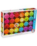 Puzzle Eurographics de 1000 piese - Cupcake Rainbow - 1t