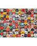 Puzzle White Mountain de 500 piese -  Beer Bottle Caps - 2t