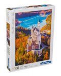 Puzzle Clementoni de 1000 piese - Castelul Neuschwanstein, Germania - 1t